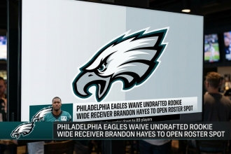 Eagles Waive Undrafted Rookie Wide Receiver Brandon Hayes to