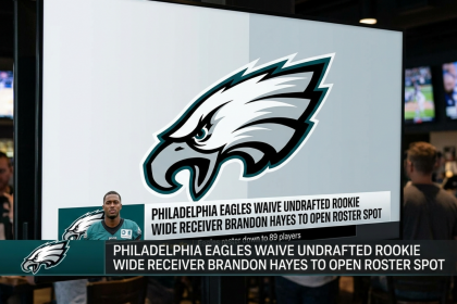 Eagles Waive Undrafted Rookie Wide Receiver Brandon Hayes to