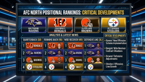 AFC North Positional Rankings News: Critical Developments for