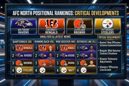 AFC North Positional Rankings News: Critical Developments for