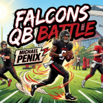 Falcons QB Battle with michael penix