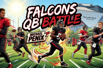 Falcons QB Battle with michael penix