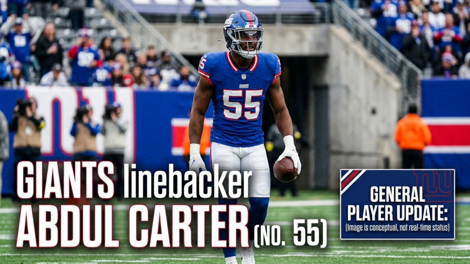 Giants abul carter injury update