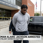 Rams lineman alaric jackson arrested for felony domestic battery