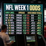 NFL Week 1 Odds: Early Lines, Spreads, and Over/Under Totals