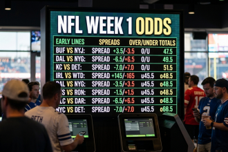 NFL Week 1 Odds: Early Lines, Spreads, and Over/Under Totals