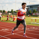 Patrick mahomes on track for training camp