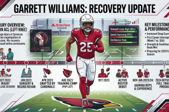 Cardinals CB garrett williams Recovery Update