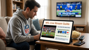 Learn the best legal ways to watch NFL games live online for free or at very low cost in 2026. Safe, reliable methods without paying for expensive cable packages.
