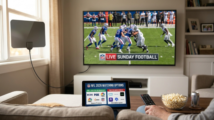 Watch NFL Games Online for Free - Best 2026 Options