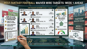 Best Waiver Wire Targets for Fantasy Football Week 1