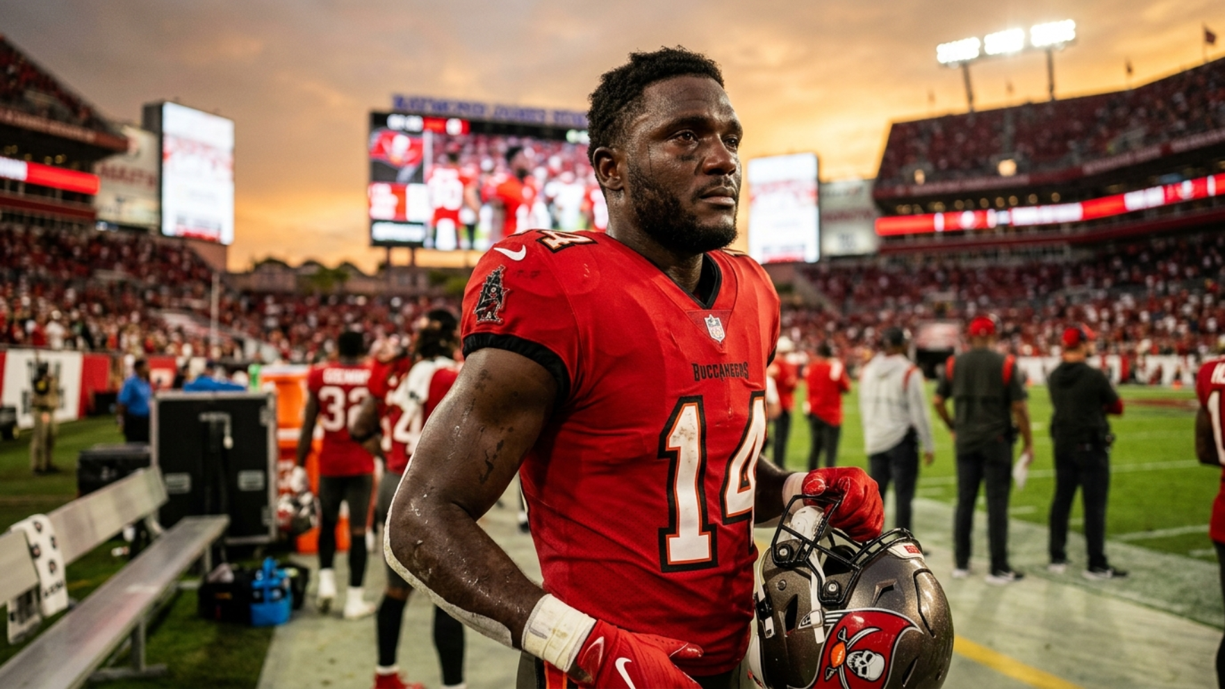 Chris Godwin Reacts to Mike Evans'