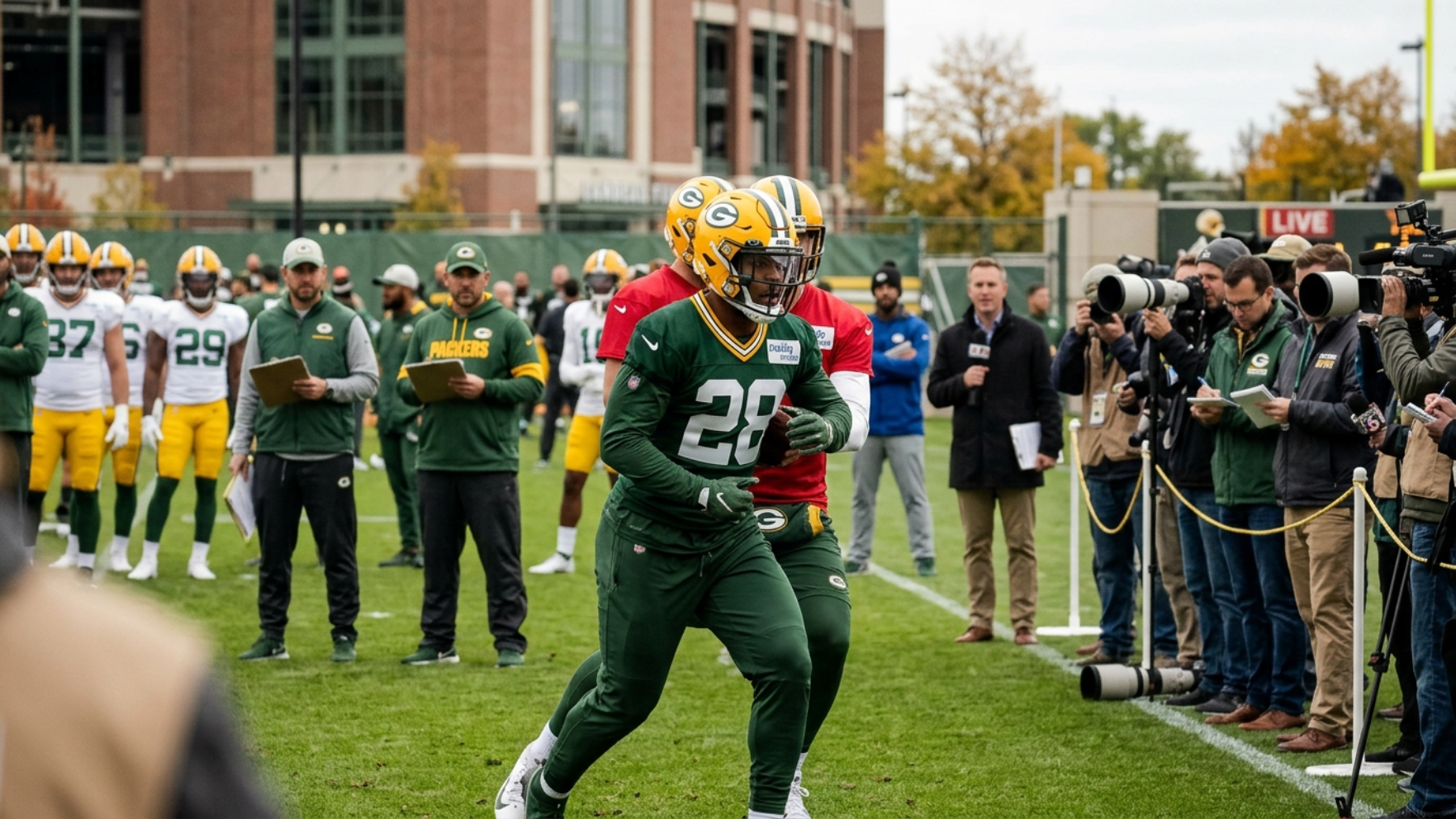 Packers' Josh Jacobs Practices Amid Domestic Abuse Allegatio