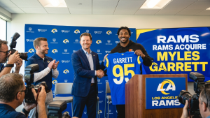 Rams Acquire Myles Garrett in Blockbuster