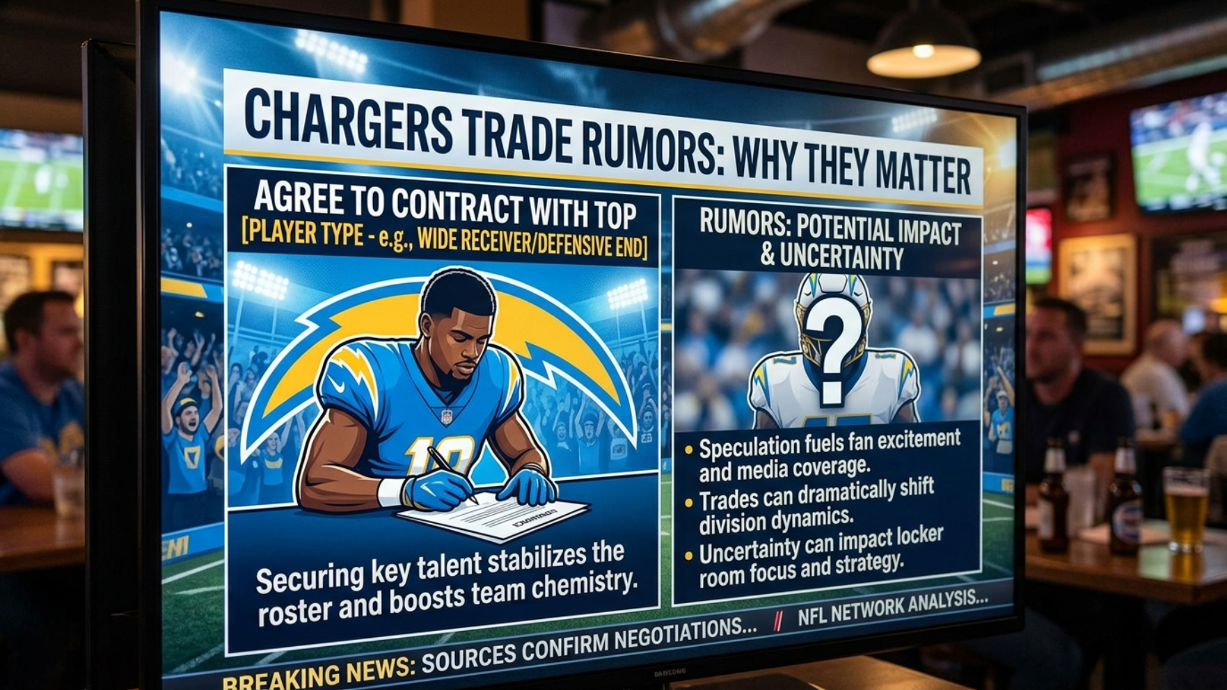 Why Chargers Trade Rumors Matter: Agree to Contract with Top