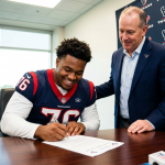 Texans Agree to Terms with Keylan Rutledge on Rookie Contract