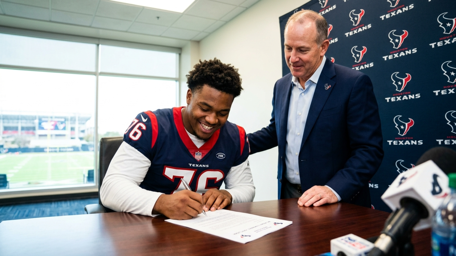 Texans Agree to Terms with Keylan Rutledge on Rookie Contract