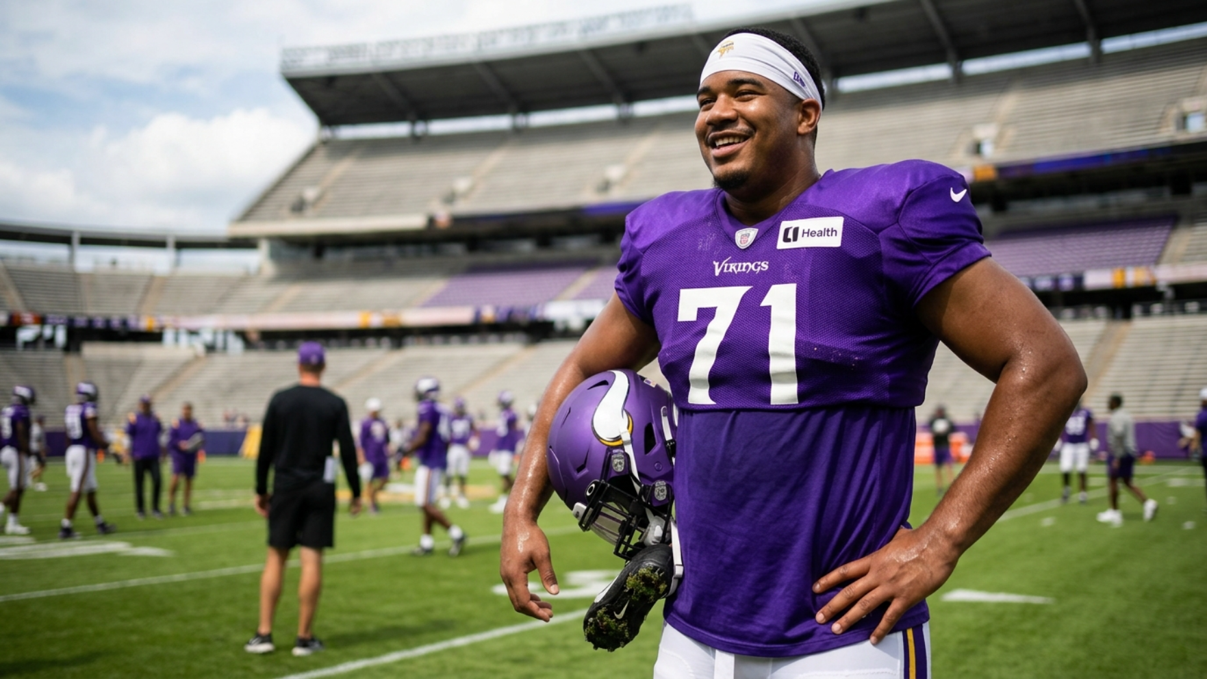 Vikings Left Tackle Christian Darrisaw Feeling Healthy After