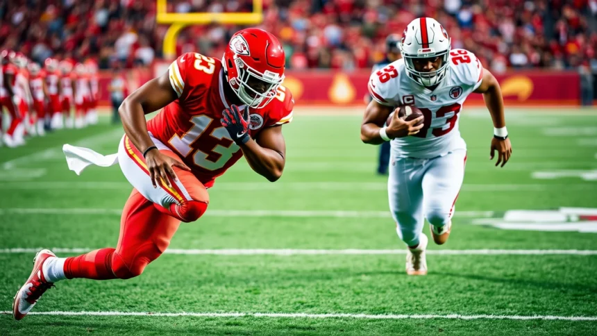 Chiefs Coordinator Eric Bieniemy Faces Family Crisis hakkında Amerikan futbolu görseli