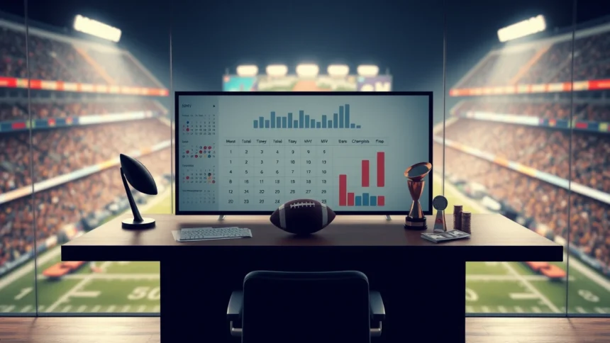 NFL Futures Betting Guide: Win Totals, MVP, and Super Bowl Odds Strategy American football editorial visual