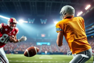 American football editorial image for NFL Live Betting Guide: How In-Game Odds Work and When to Strike