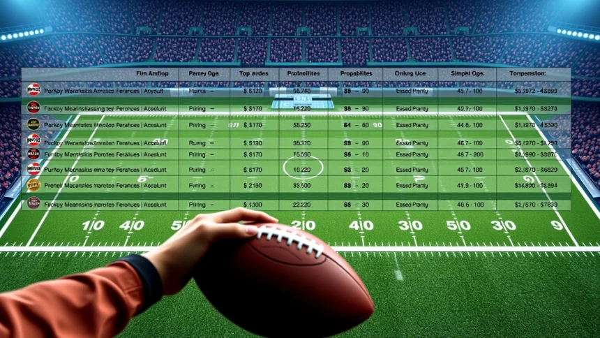 NFL Prop Betting Guide: Player Props, Team Props, and Game Props Explained American football editorial visual