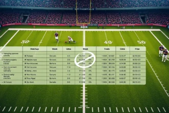 NFL Week 5 Odds: Divisional Matchups and Betting Spreads American football editorial visual