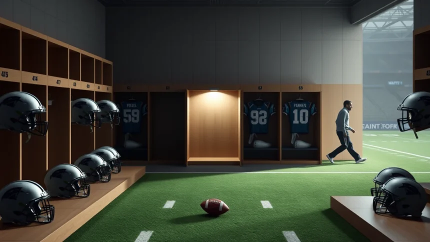 Panthers Nic Scourton suffers knee injury in training camp American football editorial visual