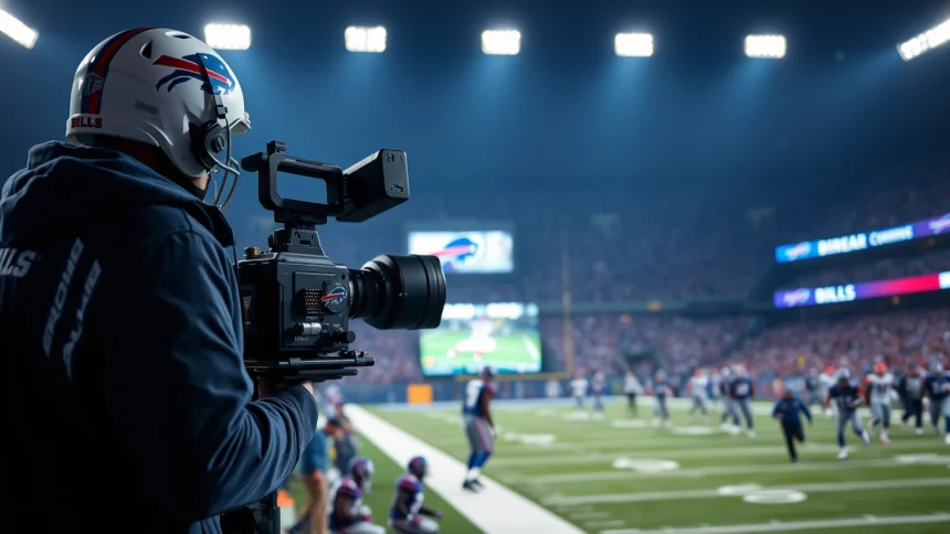 Watch Buffalo Bills Live Stream Online – 2026 NFL Season American football editorial visual