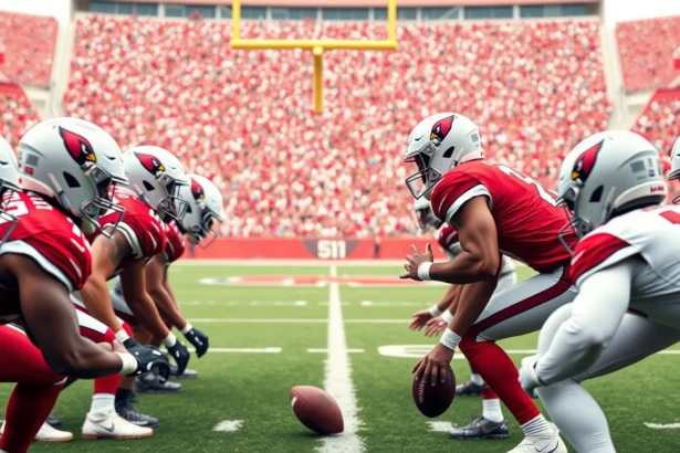 Arizona Cardinals Offensive Preview 2026: Kyler Murray and Marvin Harrison Jr American football editorial visual