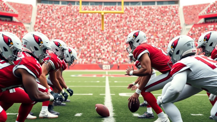 Arizona Cardinals Offensive Preview 2026: Kyler Murray and Marvin Harrison Jr American football editorial visual