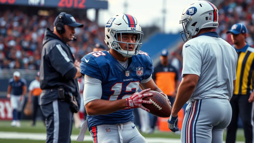 Malik Nabers Injury Update Raises Concerns American football editorial visual
