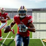 NFL Rushing Yards Leader Odds 2026: Christian McCaffrey vs Derrick Henry American football editorial visual