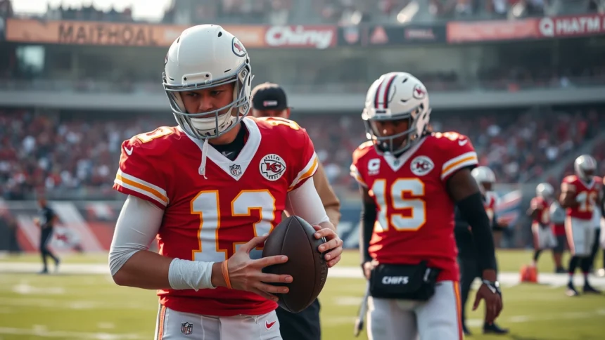Patrick Mahomes Recovery Update American football editorial visual
