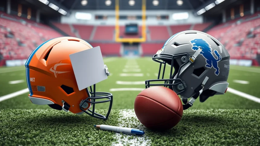 Starting DL Making an Impact at Lions Training Camp American football editorial visual
