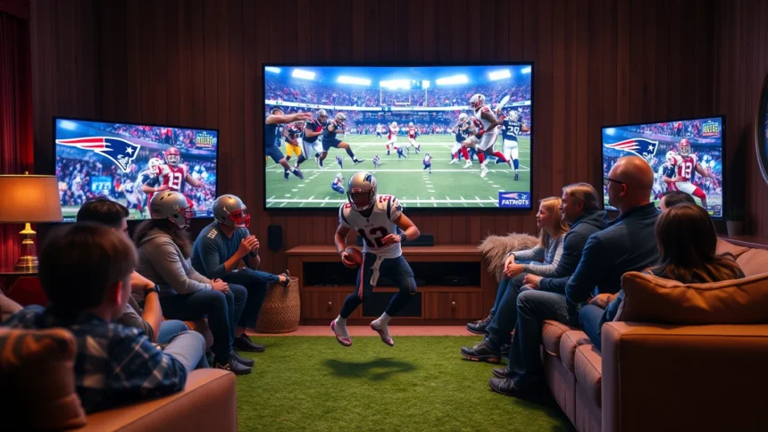Watch New England Patriots Live Stream Online American football editorial visual